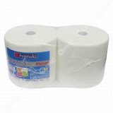 Asciugamano industriale in ovatta di pura cellulosa,doppio velo da 20+20 gr/mq. 
